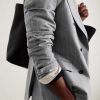 Double-Breasted Pinstriped Wool Suit Jacket - E1 Double-Breasted Pinstriped Wool Suit Jacket - E1