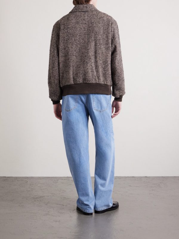 Flight Herringbone Wool, Alpaca and Linen-Blend Tweed Jacket - BK