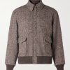 Flight Herringbone Wool, Alpaca and Linen-Blend Tweed Jacket