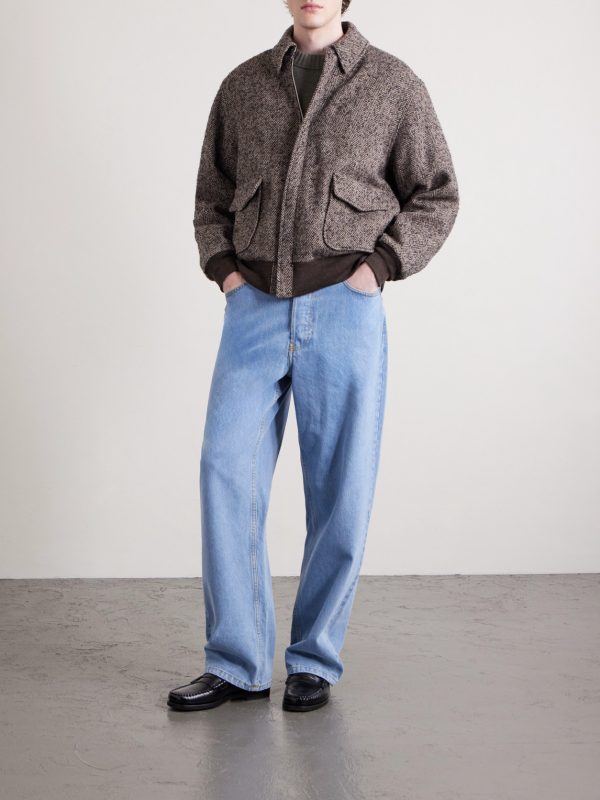 Flight Herringbone Wool, Alpaca and Linen-Blend Tweed Jacket - OU