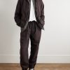 Tapered Crinkled-Shell Trousers - OU Tapered Crinkled-Shell Trousers - OU