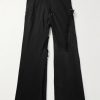 Wide-Leg Distressed Jeans