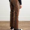 Slim-Fit Leather Trousers - BK Slim-Fit Leather Trousers - BK