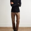Slim-Fit Leather Trousers - OU Slim-Fit Leather Trousers - OU