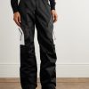 Wide-Leg Logo-Jacquard Ripstop-Panelled Twill Ski Pants - FR Wide-Leg Logo-Jacquard Ripstop-Panelled Twill Ski Pants - FR