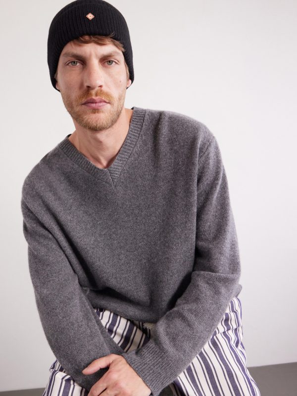 Logo-Appliquéd Ribbed Wool Beanie - FR