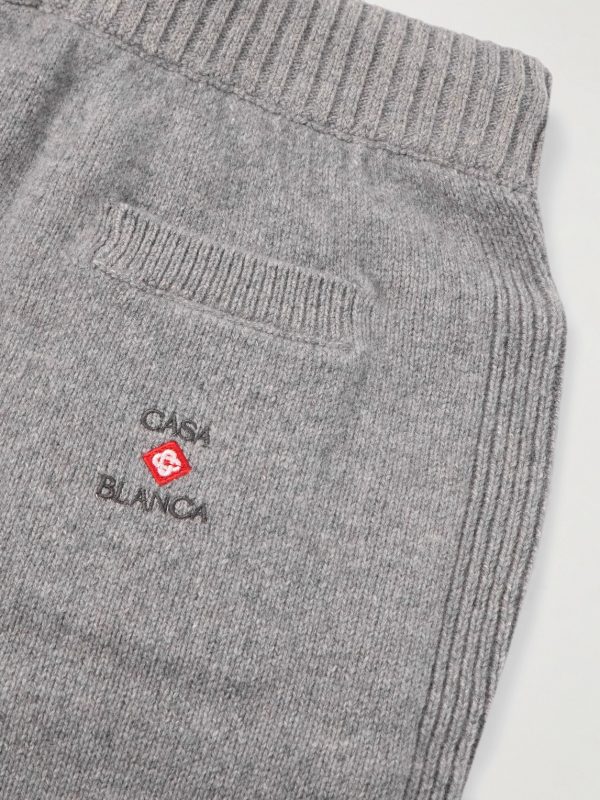 Straight-Leg Cashmere and Wool-Blend Drawstring Trousers - CU Straight-Leg Cashmere and Wool-Blend Drawstring Trousers - CU