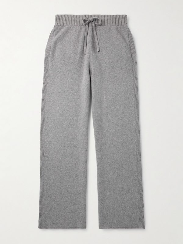 Straight-Leg Cashmere and Wool-Blend Drawstring Trousers Straight-Leg Cashmere and Wool-Blend Drawstring Trousers