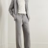 Straight-Leg Cashmere and Wool-Blend Drawstring Trousers - OU Straight-Leg Cashmere and Wool-Blend Drawstring Trousers - OU