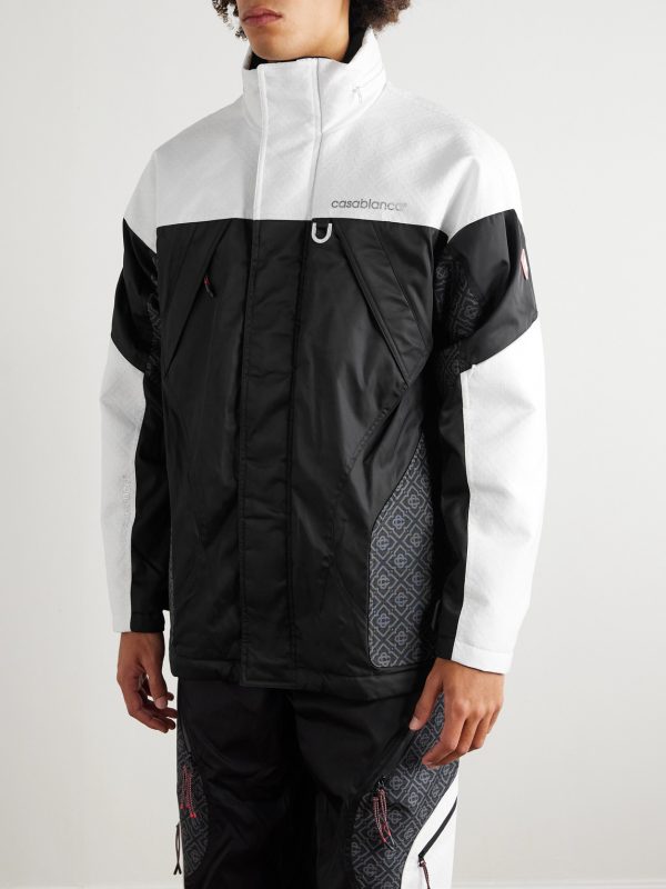 Panelled Ripstop and Shell Down Ski Jacket - FR Panelled Ripstop and Shell Down Ski Jacket - FR
