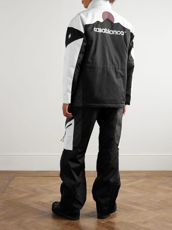 Panelled Ripstop and Shell Down Ski Jacket - OU Panelled Ripstop and Shell Down Ski Jacket - OU