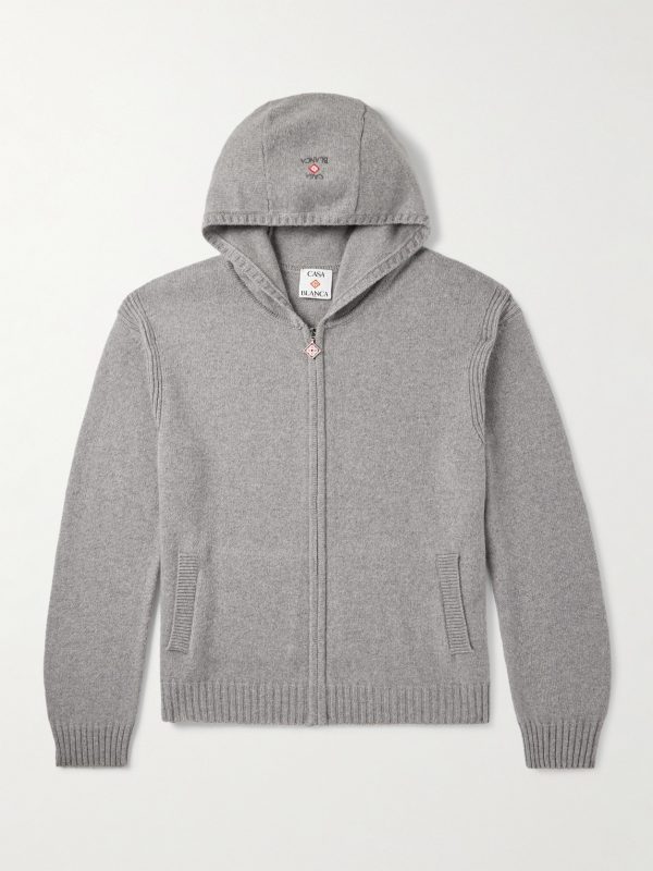 Cashmere and Wool-Blend Zip-Up Hoodie Cashmere and Wool-Blend Zip-Up Hoodie