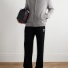 Cashmere and Wool-Blend Zip-Up Hoodie - OU Cashmere and Wool-Blend Zip-Up Hoodie - OU