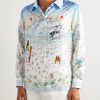 Printed Silk-Twill Shirt - FR