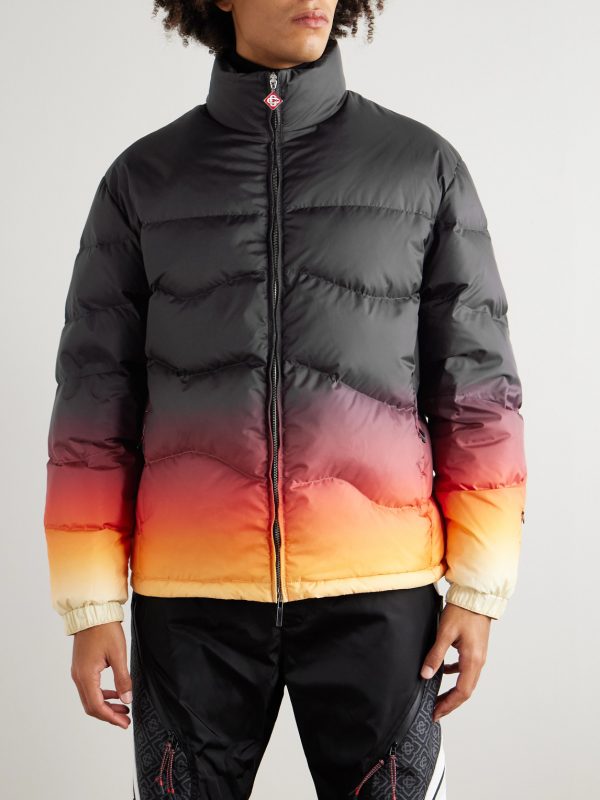Dégradé Quilted Shell Down Ski Jacket - FR