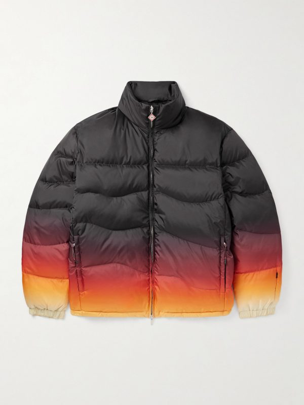 Dégradé Quilted Shell Down Ski Jacket