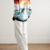 Convertible-Collar Printed Silk-Twill Shirt - OU Convertible-Collar Printed Silk-Twill Shirt - OU