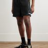 Straight-Leg Mesh-Trimmed Shell Shorts - FR Straight-Leg Mesh-Trimmed Shell Shorts - FR