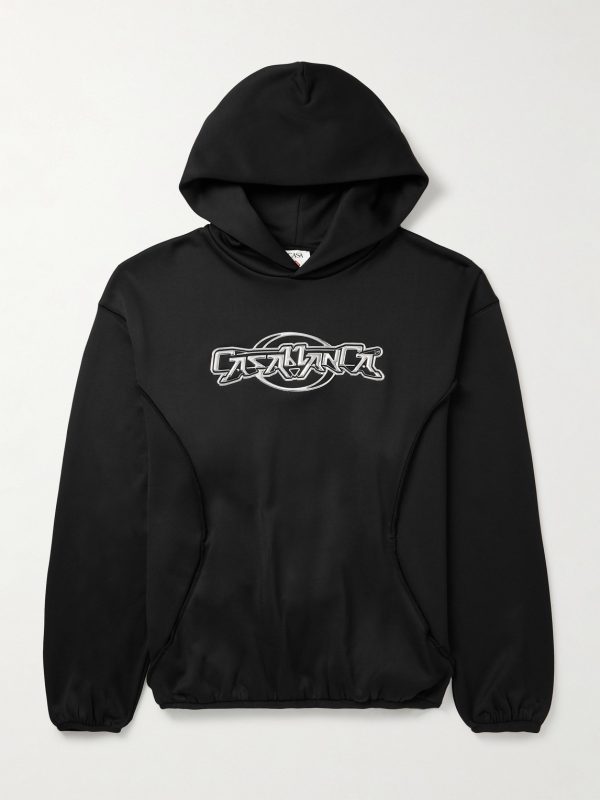 Oversized Logo-Appliquéd Cotton-Jersey Hoodie Oversized Logo-Appliquéd Cotton-Jersey Hoodie