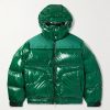 Logo-Jacquard Canvas-Trimmed Quilted Nylon-Ripstop Hooded Down Jacket