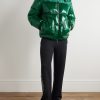 Logo-Jacquard Canvas-Trimmed Quilted Nylon-Ripstop Hooded Down Jacket - OU