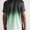 Logo-Detailed Monogrammed Dégradé Jersey Polo Shirt - BK Logo-Detailed Monogrammed Dégradé Jersey Polo Shirt - BK