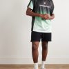 Logo-Detailed Monogrammed Dégradé Jersey Polo Shirt - OU Logo-Detailed Monogrammed Dégradé Jersey Polo Shirt - OU