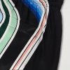 Graphic Mountain Straight-Leg Logo-Print Silk-Twill Drawstring Shorts - CU Graphic Mountain Straight-Leg Logo-Print Silk-Twill Drawstring Shorts - CU