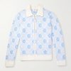 Jacquard-Knit Zip-Up Cardigan Jacquard-Knit Zip-Up Cardigan