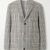 Unstructured Checked Houndstooth Wool-Tweed Blazer Unstructured Checked Houndstooth Wool-Tweed Blazer