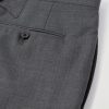 Slim-Fit Straight-Leg Pleated Wool Trousers - CU