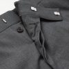 Slim-Fit Straight-Leg Pleated Wool Trousers - E1