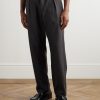 Renato Straight-Leg Pleated Wool-Blend Trousers - FR Renato Straight-Leg Pleated Wool-Blend Trousers - FR