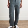 Duncan Straight-Leg Organic Cotton-Twill Trousers - FR Duncan Straight-Leg Organic Cotton-Twill Trousers - FR