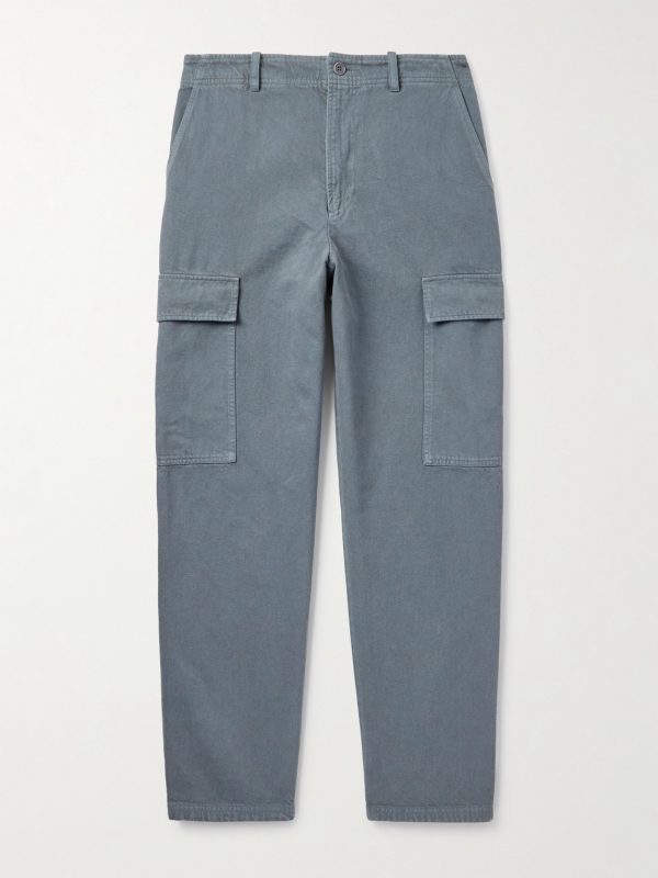 Duncan Straight-Leg Organic Cotton-Twill Trousers Duncan Straight-Leg Organic Cotton-Twill Trousers