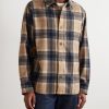 Bobby Oversized Checked Wool-Blend Flannel Overshirt - FR Bobby Oversized Checked Wool-Blend Flannel Overshirt - FR