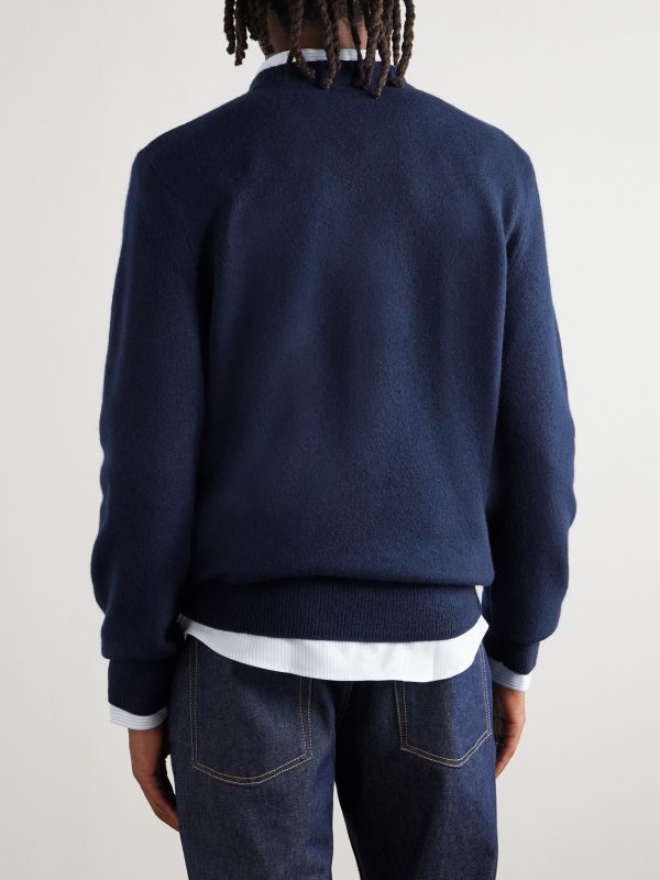 Jay Logo-Appliquéd Wool Sweater - BK