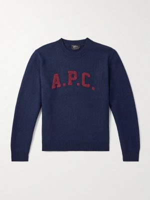 Jay Logo-Appliquéd Wool Sweater Jay Logo-Appliquéd Wool Sweater