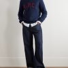 Jay Logo-Appliquéd Wool Sweater - OU