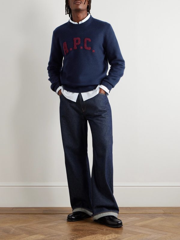 Jay Logo-Appliquéd Wool Sweater - OU