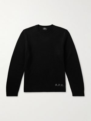 Edward Logo-Print Virgin Wool Sweater Edward Logo-Print Virgin Wool Sweater