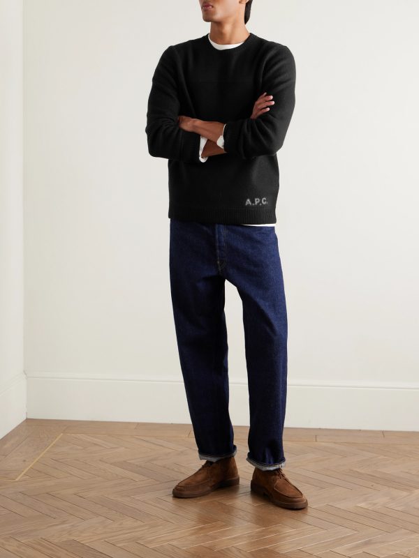 Edward Logo-Print Virgin Wool Sweater - OU