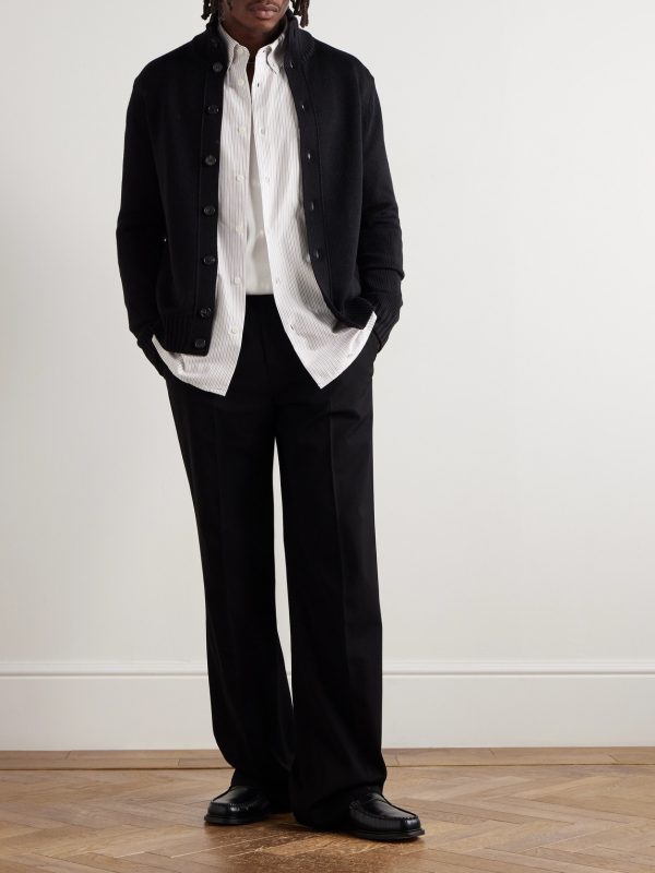 Mateo Button-Down Collar Pinstriped Organic Cotton Shirt - OU Mateo Button-Down Collar Pinstriped Organic Cotton Shirt - OU