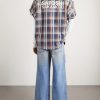 Blessed To Be Stressed Straight-Leg Distressed Jeans - BK