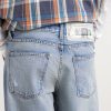 Blessed To Be Stressed Straight-Leg Distressed Jeans - E1