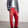 Straight-Leg Padded Printed Mesh Sweatpants - OU Straight-Leg Padded Printed Mesh Sweatpants - OU