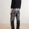 2.0 Moto Appliquéd Leather Trousers - BK 2.0 Moto Appliquéd Leather Trousers - BK