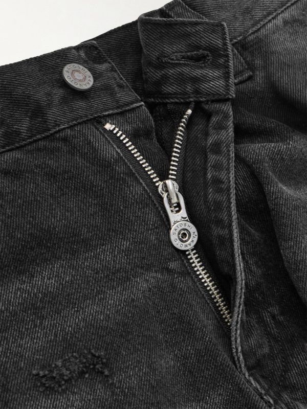 Enduro Straight-Leg Padded Paint-Splattered Jeans - E1 Enduro Straight-Leg Padded Paint-Splattered Jeans - E1