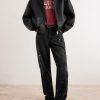Enduro Straight-Leg Padded Paint-Splattered Jeans - OU Enduro Straight-Leg Padded Paint-Splattered Jeans - OU