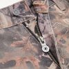Enduro Straight-Leg Padded Camouflage-Print Jeans - E1